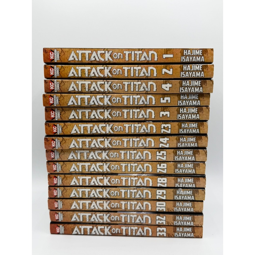 Attack on Titan Manga English Set Lot Vol 1-5 & 23-33 Hajime Isayama Kodansha